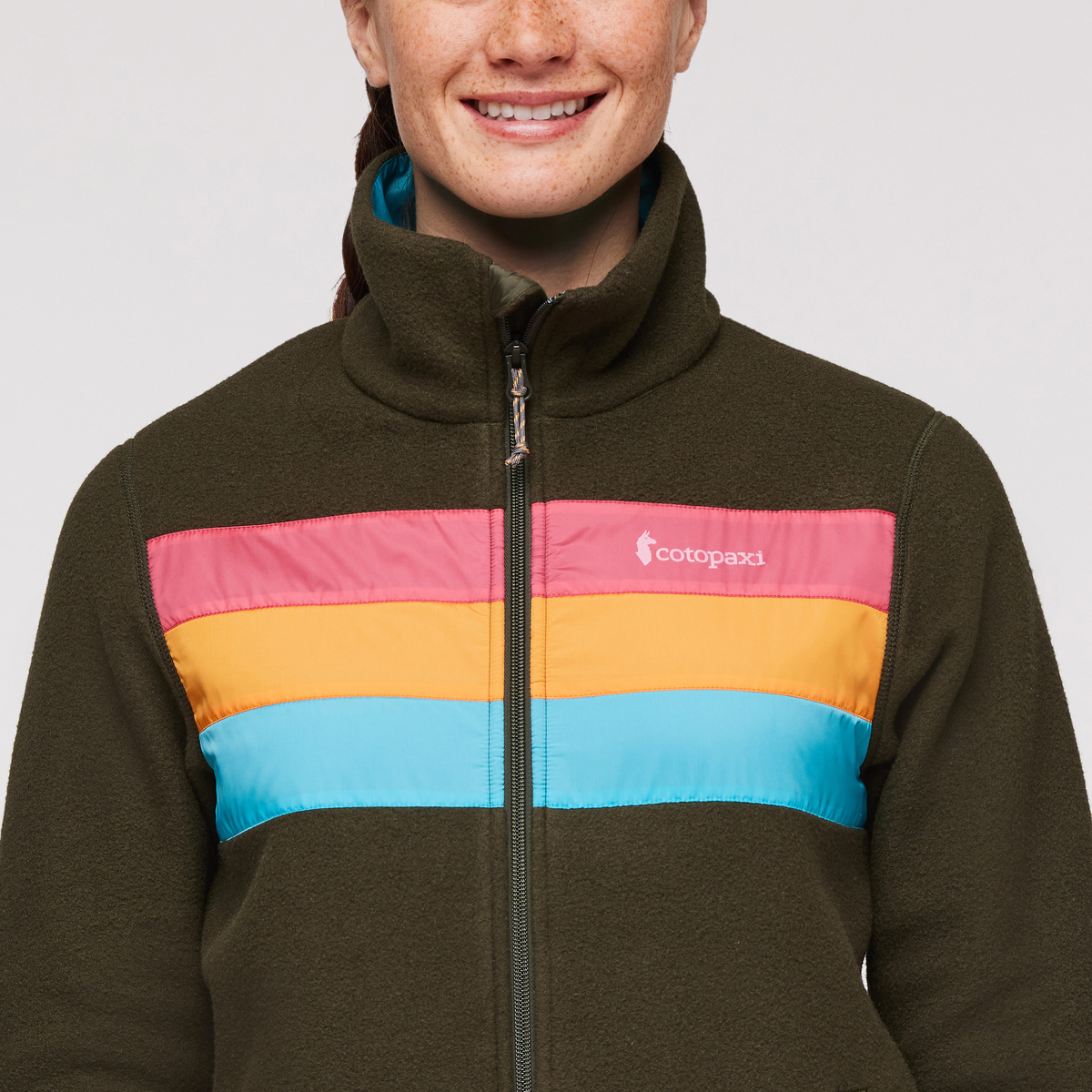 Teca Fleece Full-Zip Jacket - Women's, Hiking Boots, Model Aya
