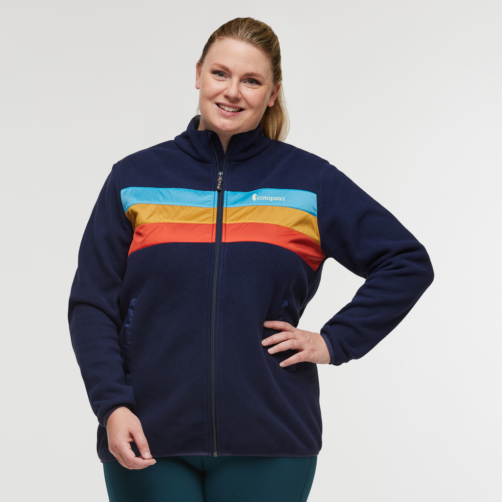 Teca Fleece Full-Zip Jacket - Women's, Half Full, Model Jennifer