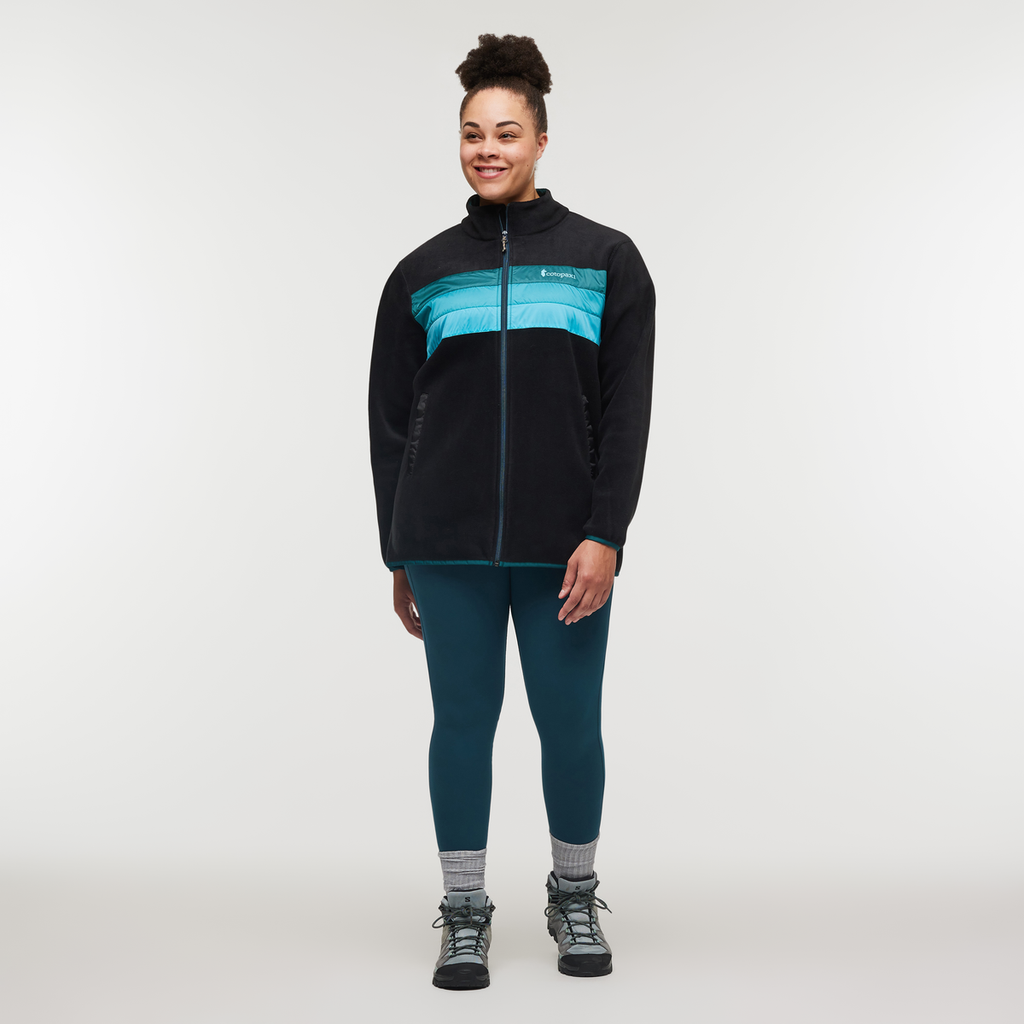 Teca Fleece Full-Zip Jacket - Women's, Dive In, Model Brianna