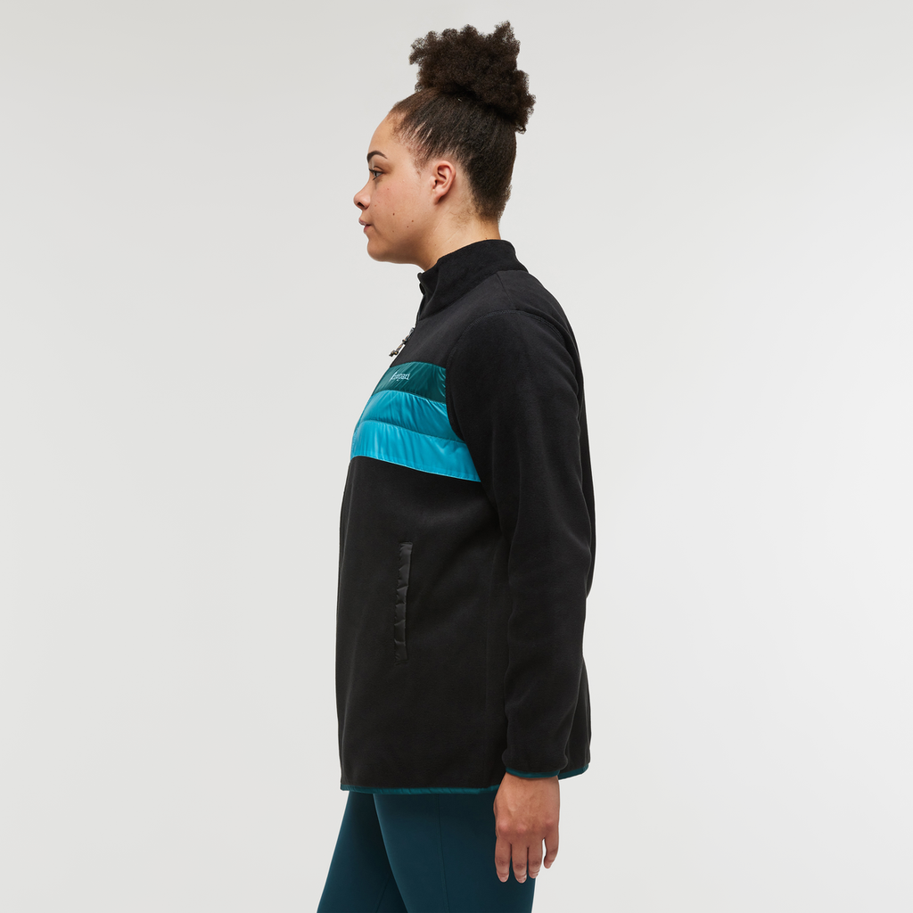 Teca Fleece Full-Zip Jacket - Women's, Dive In, Model Brianna