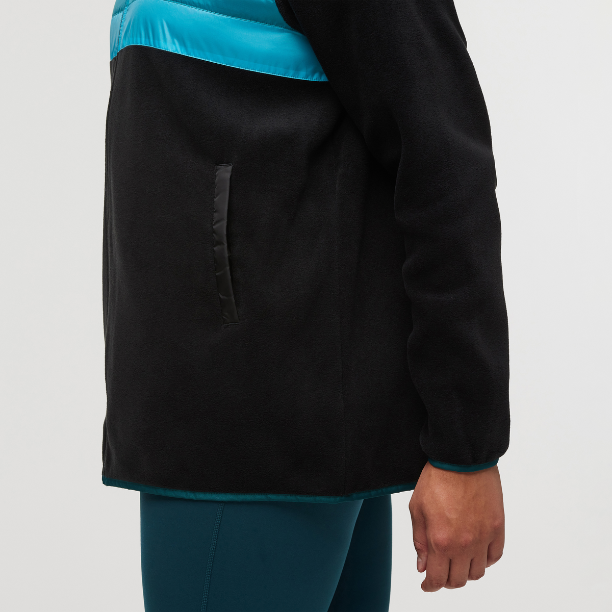 Teca Fleece Full-Zip Jacket - Women's, Dive In, Model Brianna
