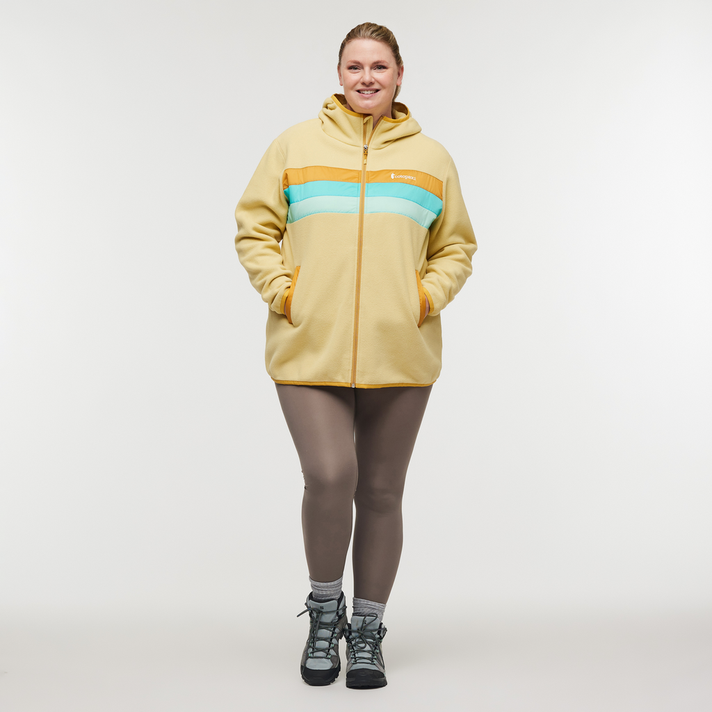Teca Fleece Hooded Full-Zip Jacket - Women's, Flip Flops, Model Jennifer