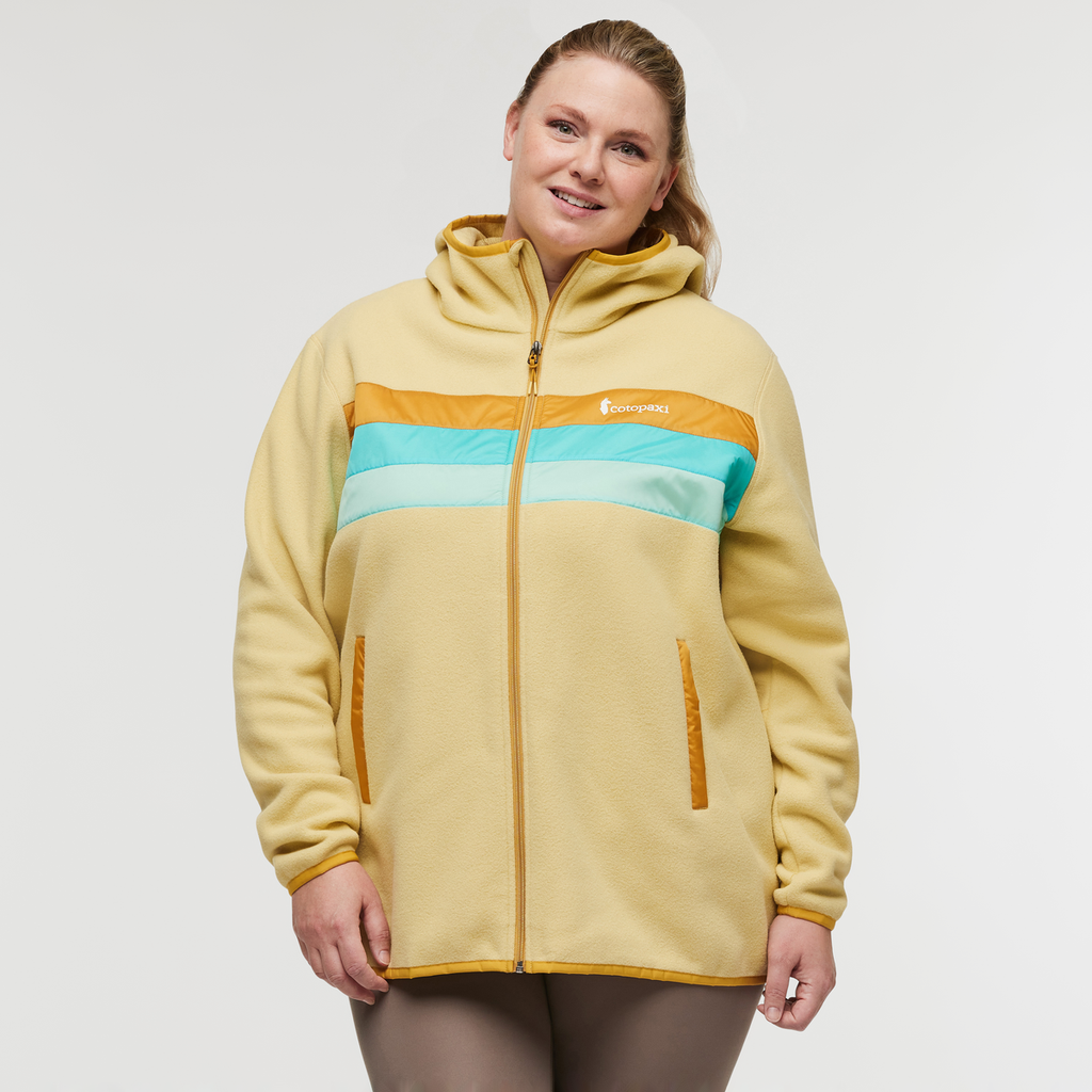 Teca Fleece Hooded Full-Zip Jacket - Women's, Flip Flops, Model Jennifer