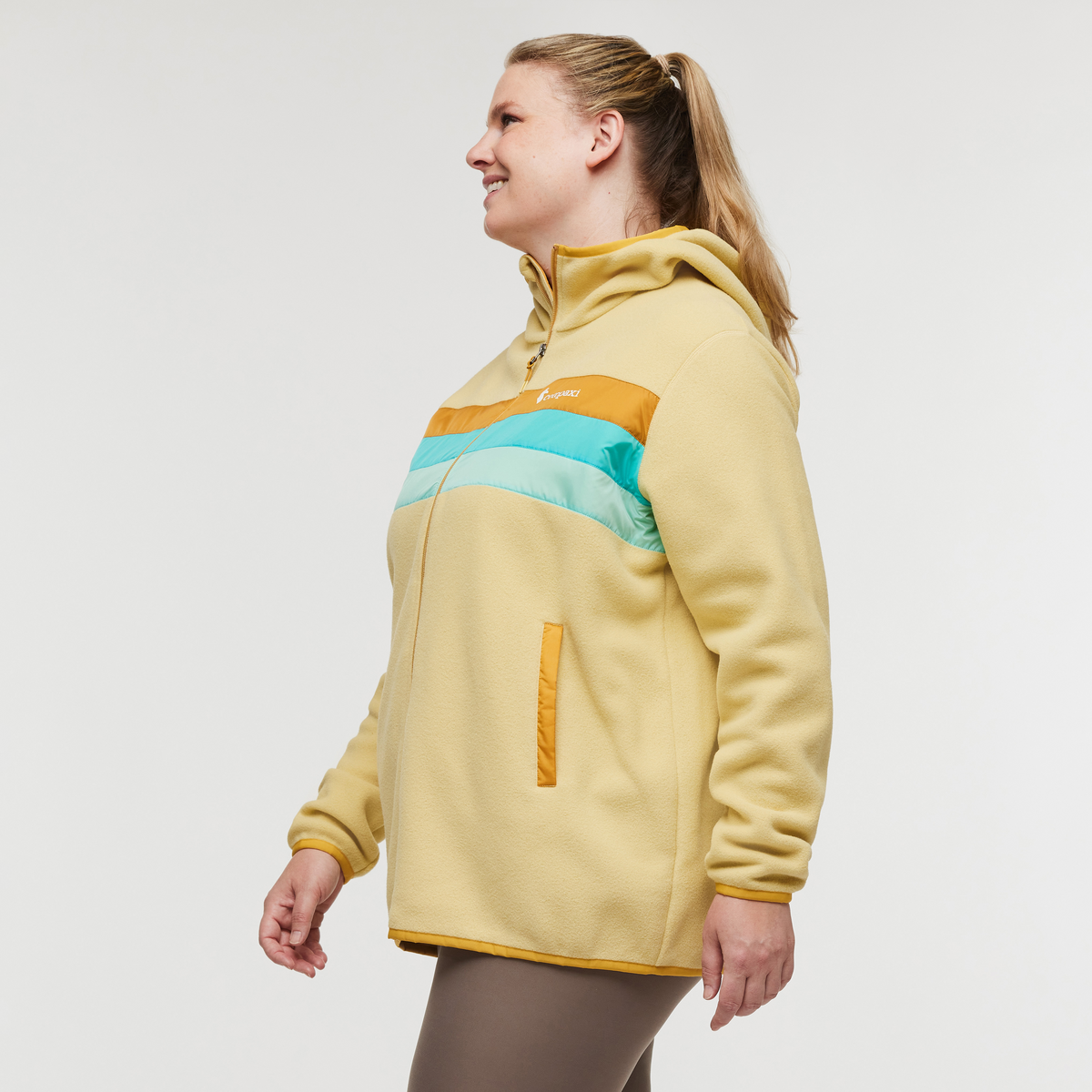 Teca Fleece Hooded Full-Zip Jacket - Women's, Flip Flops, Model Jennifer
