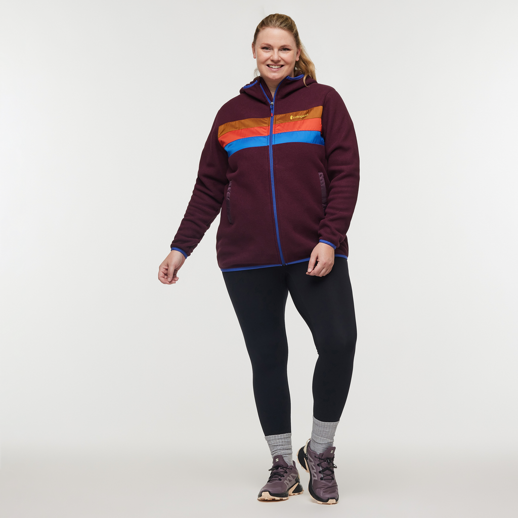 Teca Fleece Hooded Full-Zip Jacket - Women's, Verona, Model Jennifer