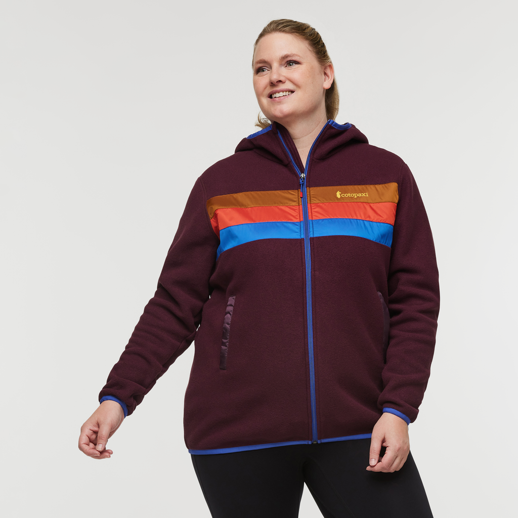 Teca Fleece Hooded Full-Zip Jacket - Women's, Verona, Model Jennifer