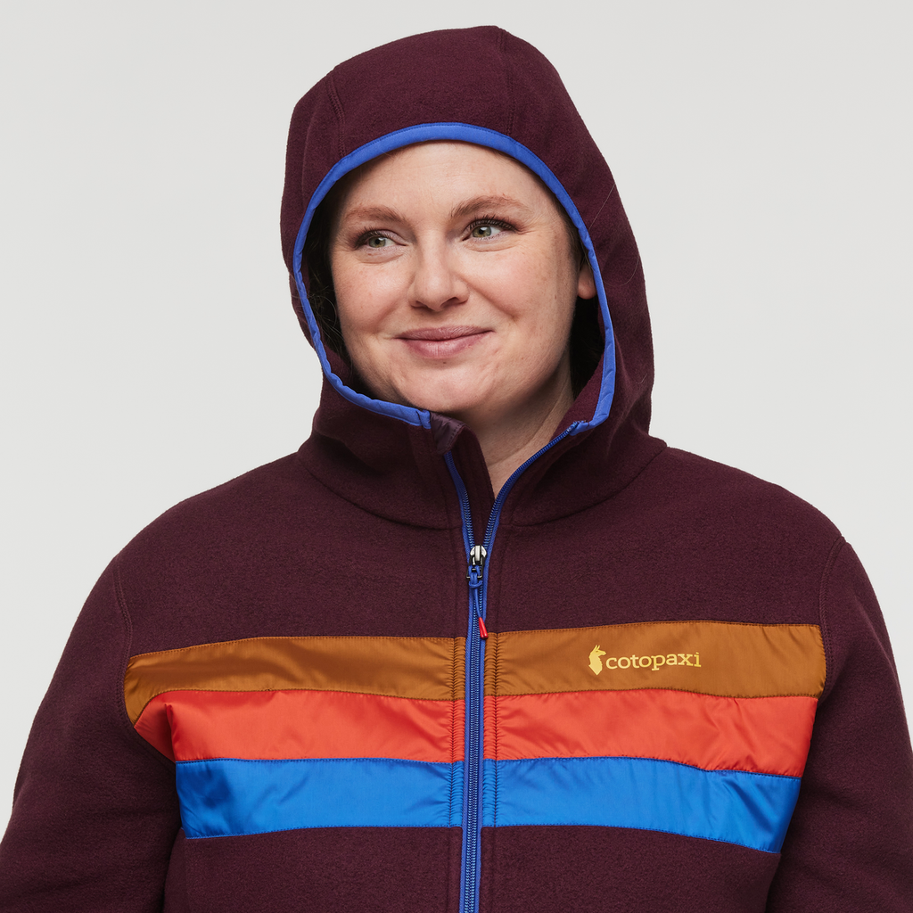 Teca Fleece Hooded Full-Zip Jacket - Women's, Verona, Model Jennifer