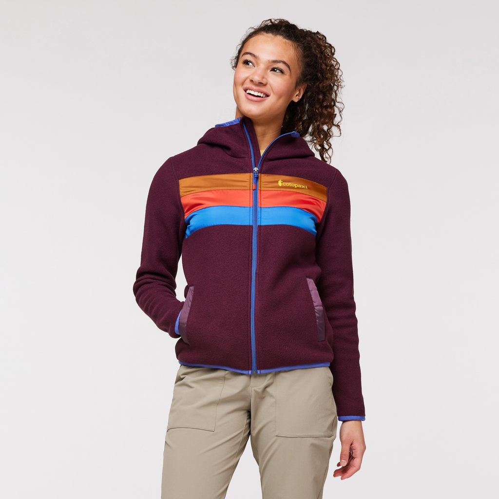 Teca Fleece Hooded Full-Zip Jacket - Women's, Verona, Model Aya