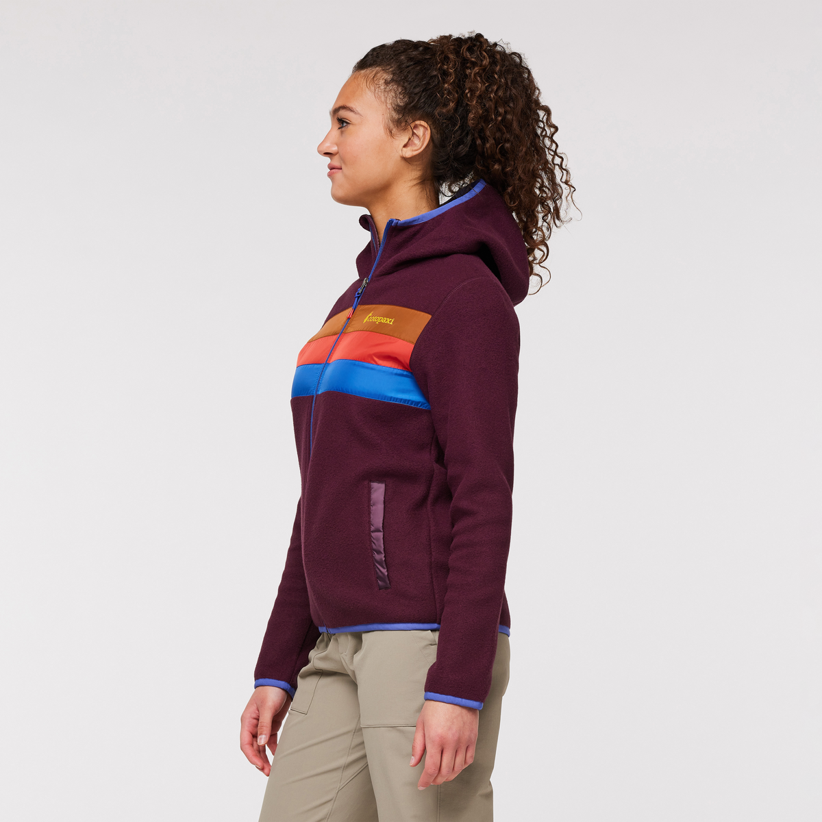 Teca Fleece Hooded Full-Zip Jacket - Women's, Verona, Model Aya