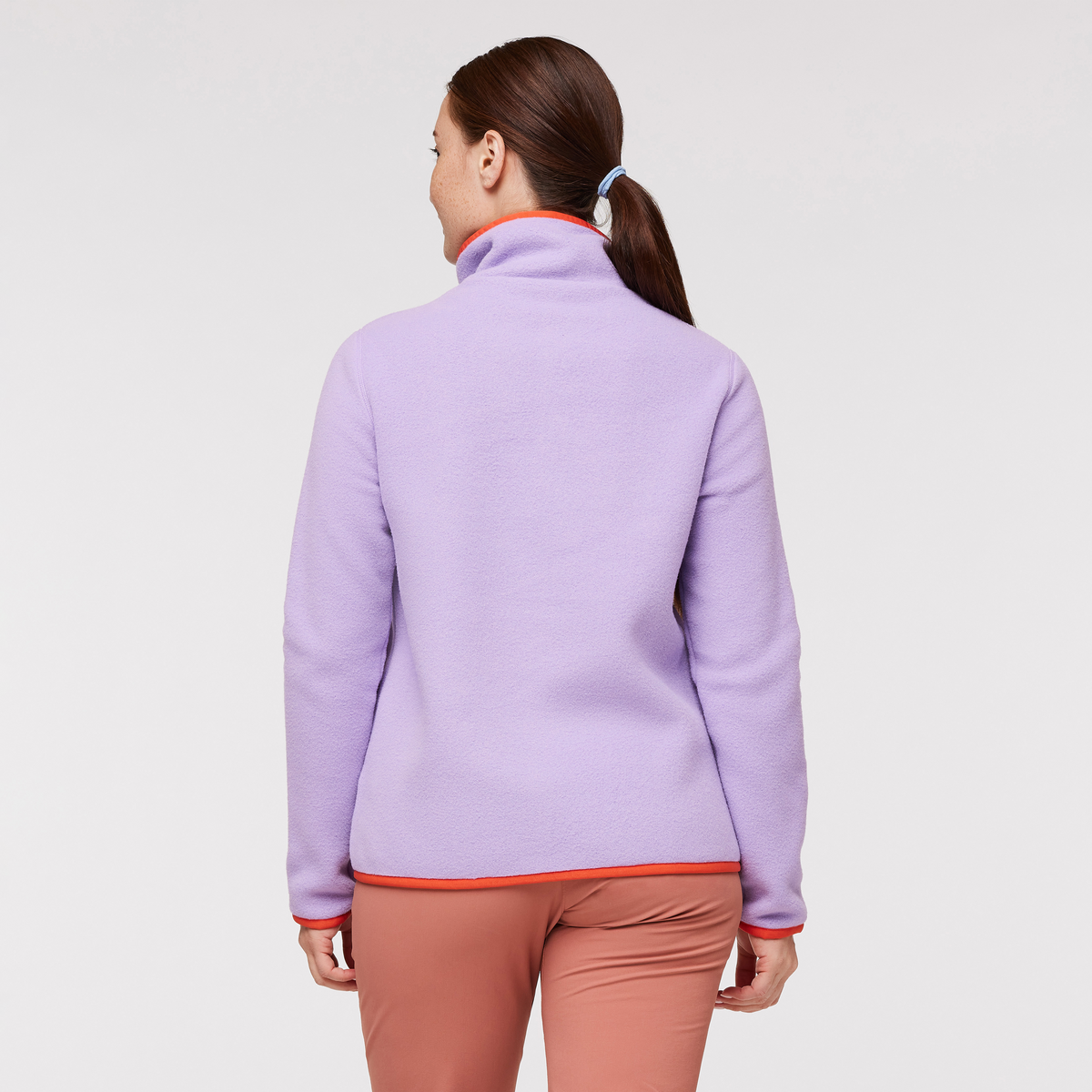 Teca Fleece Pullover - Women's, Fresh Flowers, Model Aya