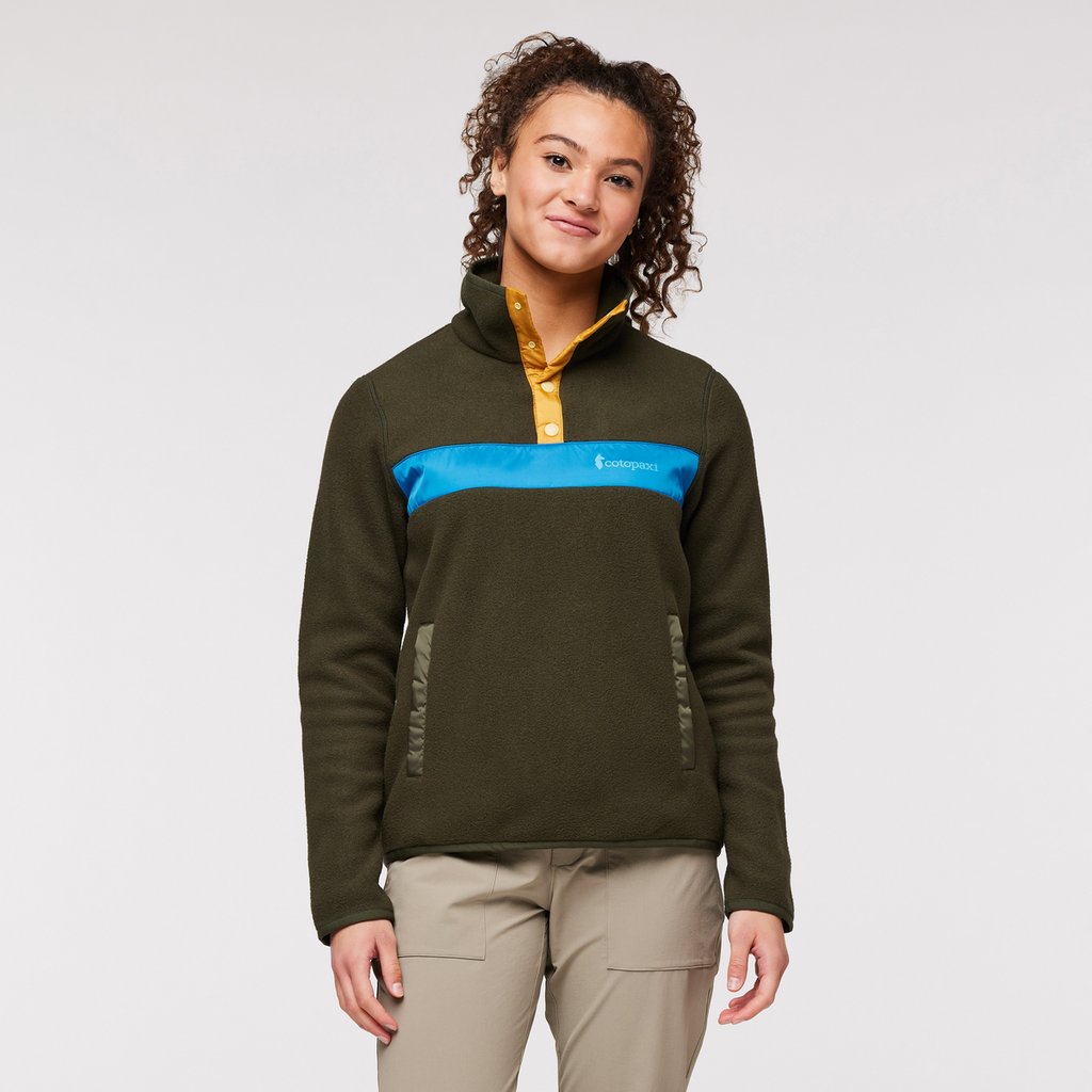 Teca Fleece Pullover - Women's, Pine Tree, Model London