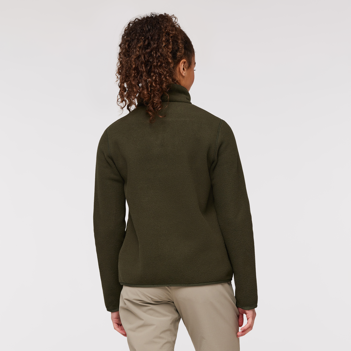 Teca Fleece Pullover - Women's, Pine Tree, Model London