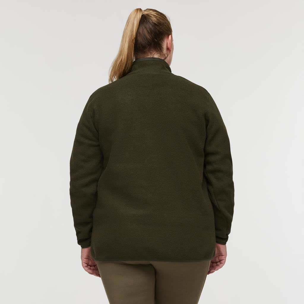 Teca Fleece Pullover - Women's, Pine Tree, Model Jennifer