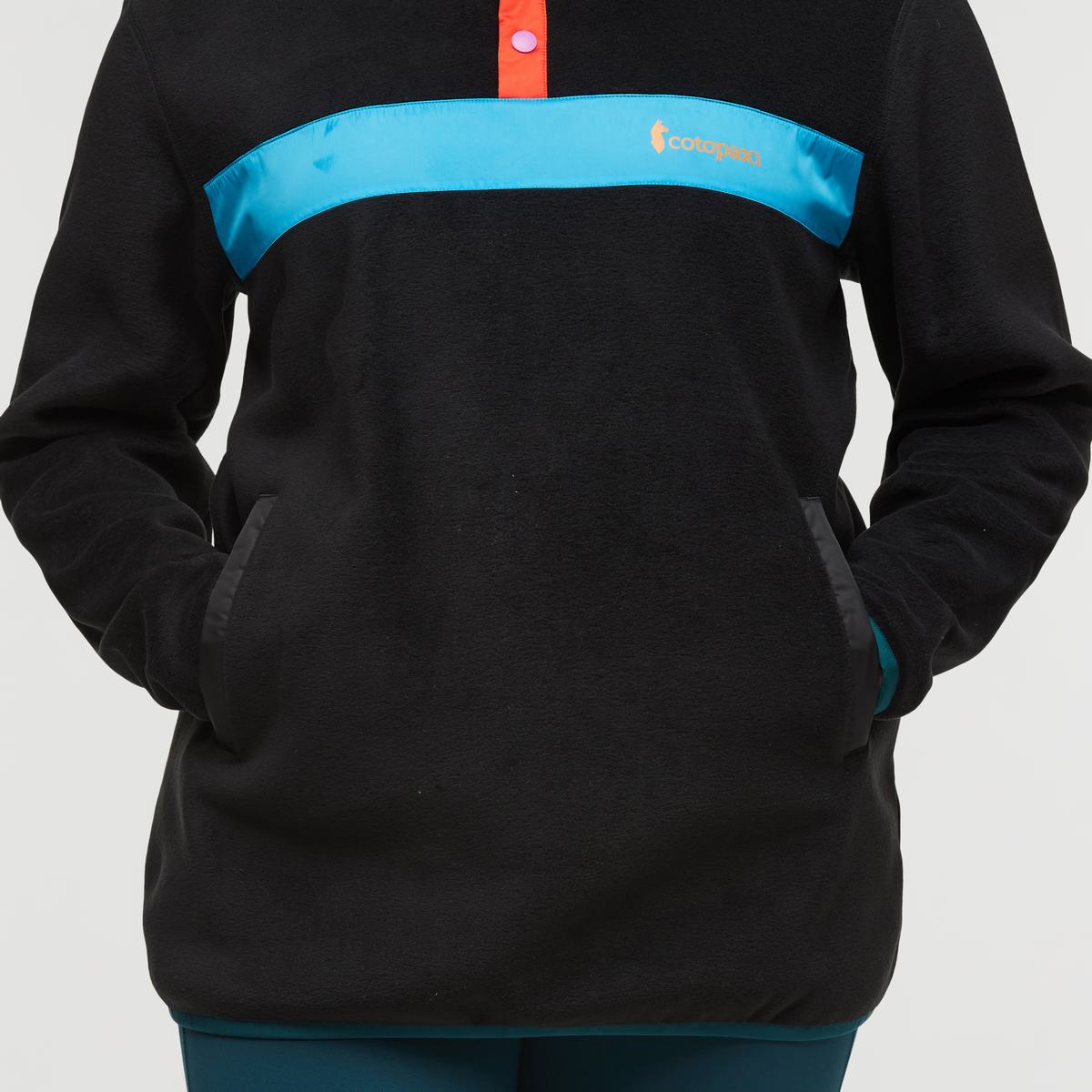 Teca Fleece Pullover - Women's, Round The World, Model Brianna