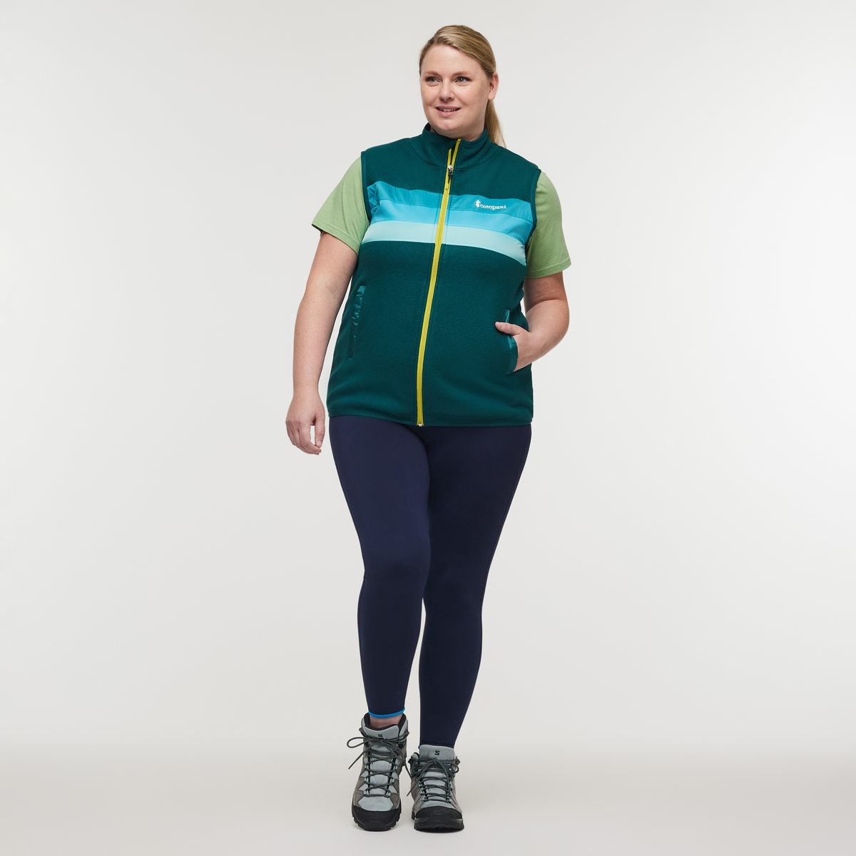 Teca Fleece Vest - Women's, Grand Isle, Model Nicole