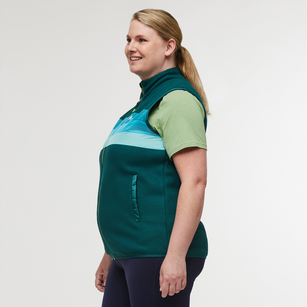 Teca Fleece Vest - Women's, Grand Isle, Model Nicole