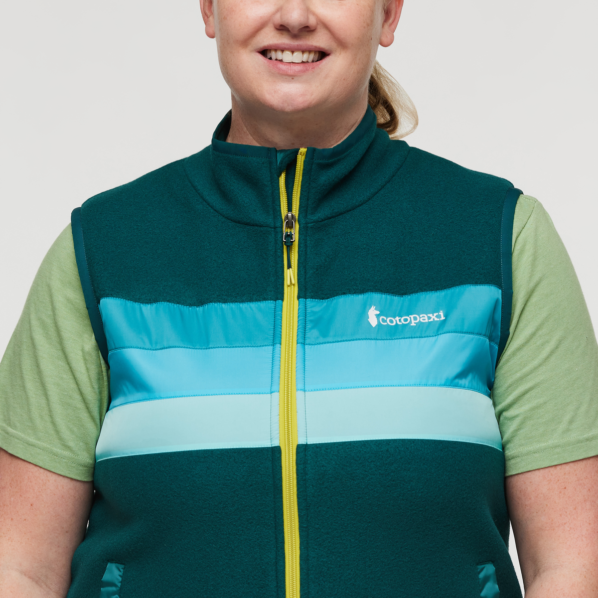 Teca Fleece Vest - Women's, Grand Isle, Model Nicole