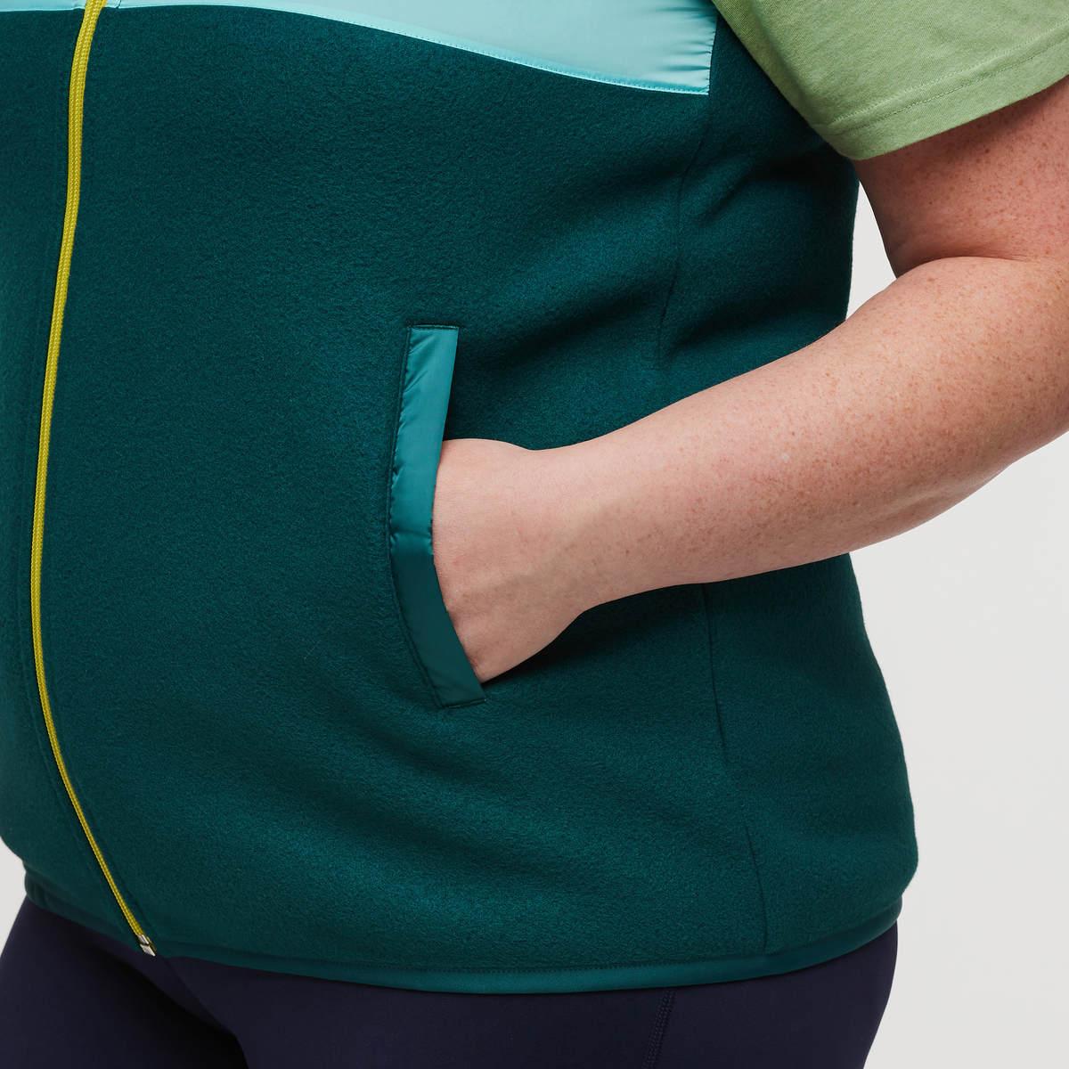 Teca Fleece Vest - Women's, Grand Isle, Model Nicole