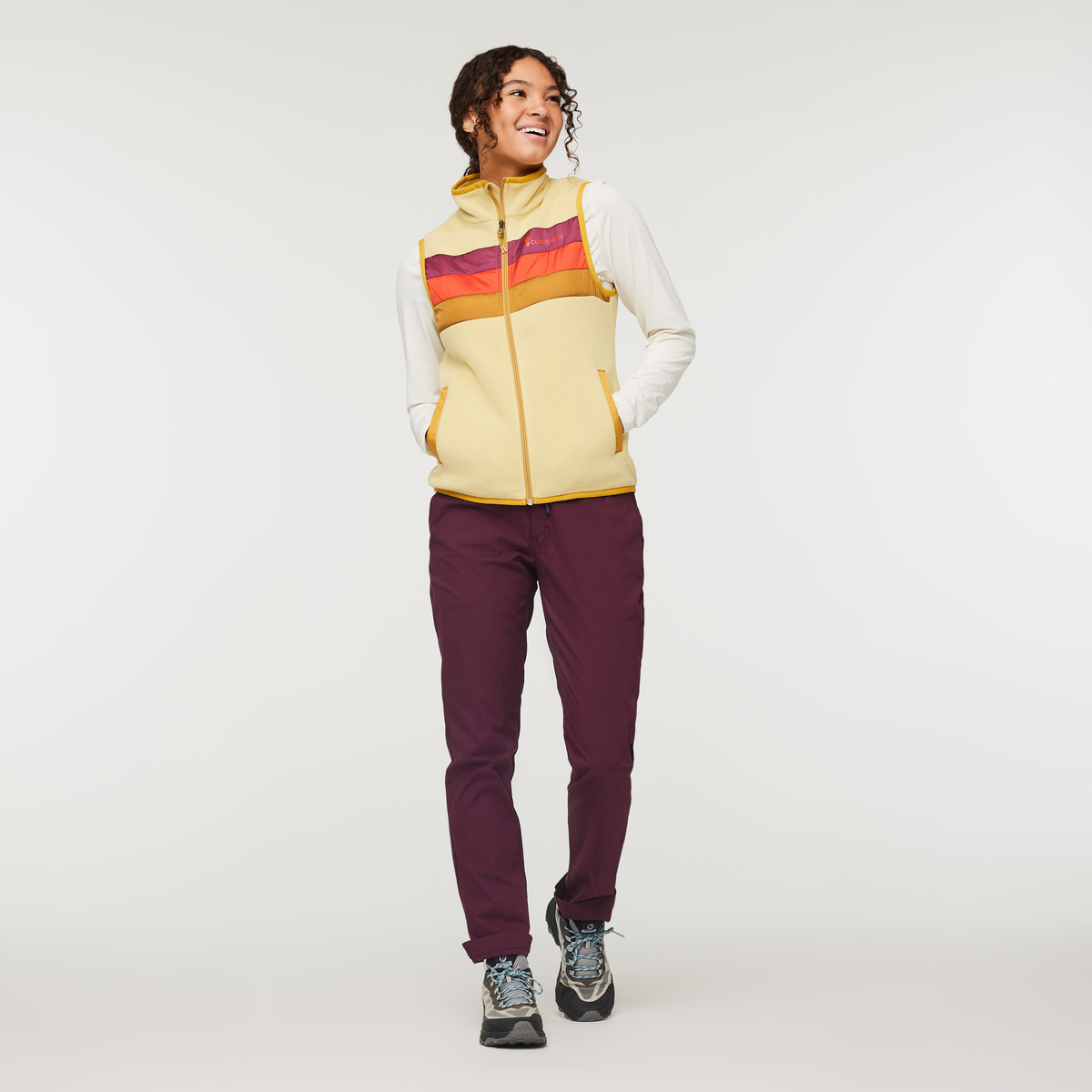 Teca Fleece Vest - Women's, Star Light, Model London