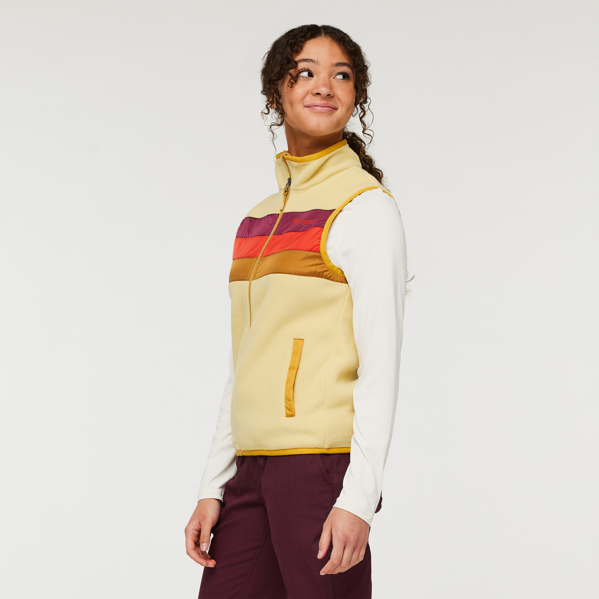 Teca Fleece Vest - Women's, Star Light, Model London