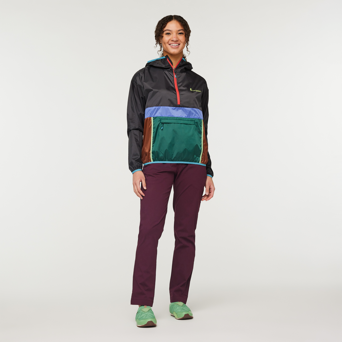 Teca Half-Zip Windbreaker - Women's, After Midnight, Model London