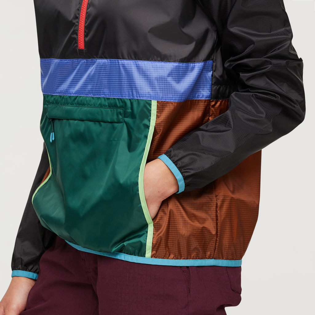 Teca Half-Zip Windbreaker - Women's, After Midnight, Model London