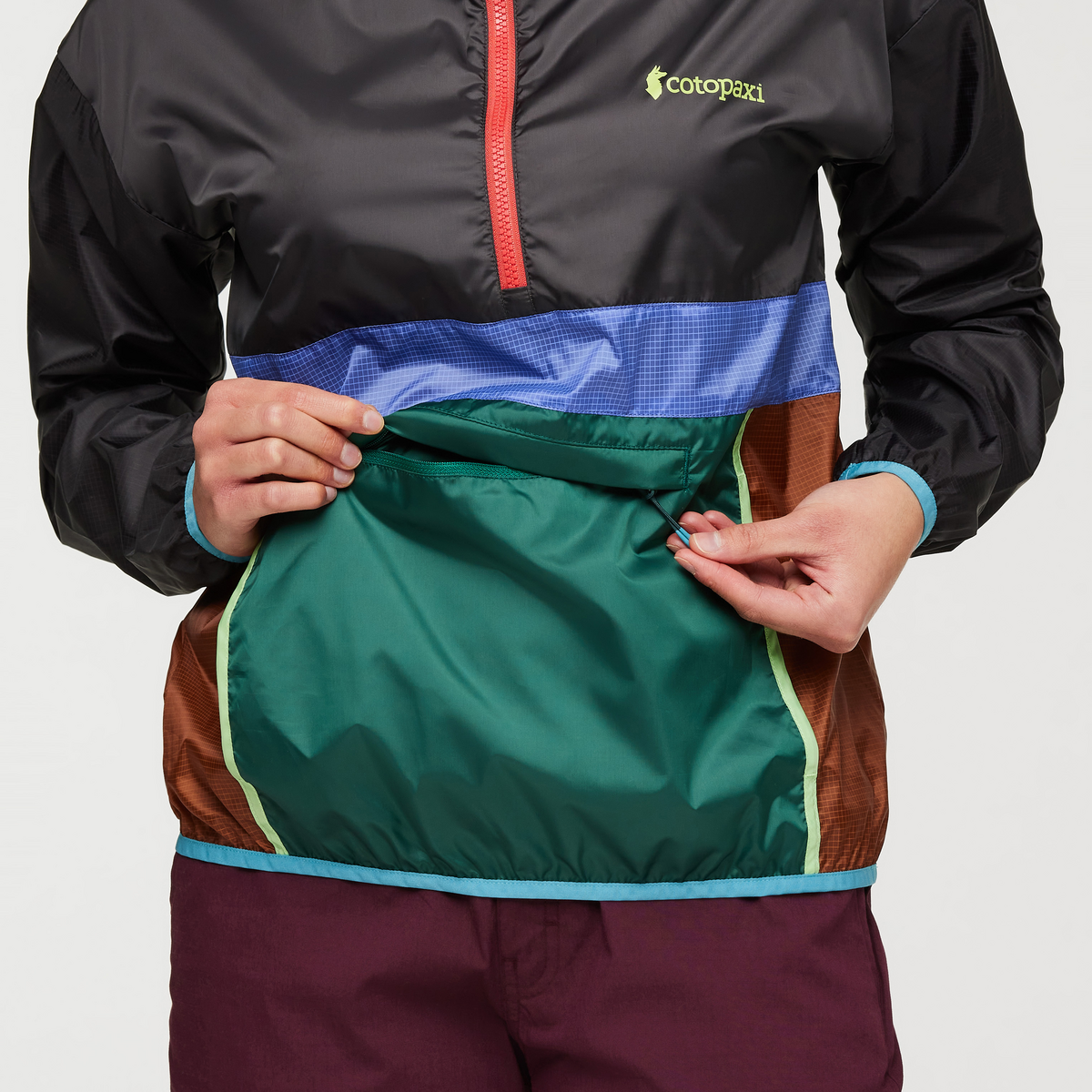 Teca Half-Zip Windbreaker - Women's, After Midnight, Model London