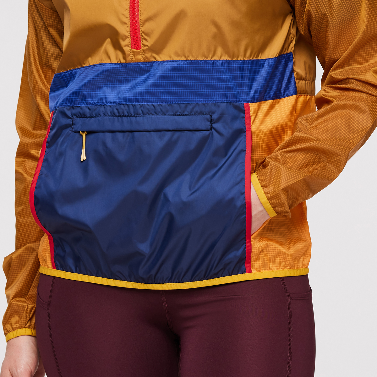Teca Half-Zip Windbreaker - Women's, Dirt Roads, Model Aya