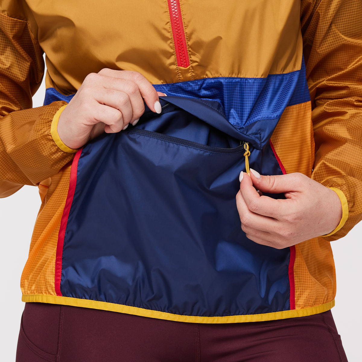 Teca Half-Zip Windbreaker - Women's, Dirt Roads, Model Aya