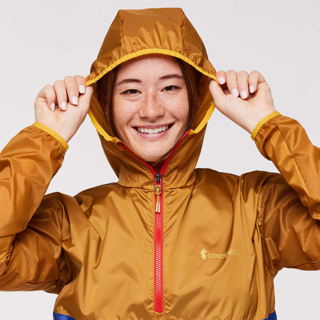 Teca Half-Zip Windbreaker - Women's, Dirt Roads, Model Aya