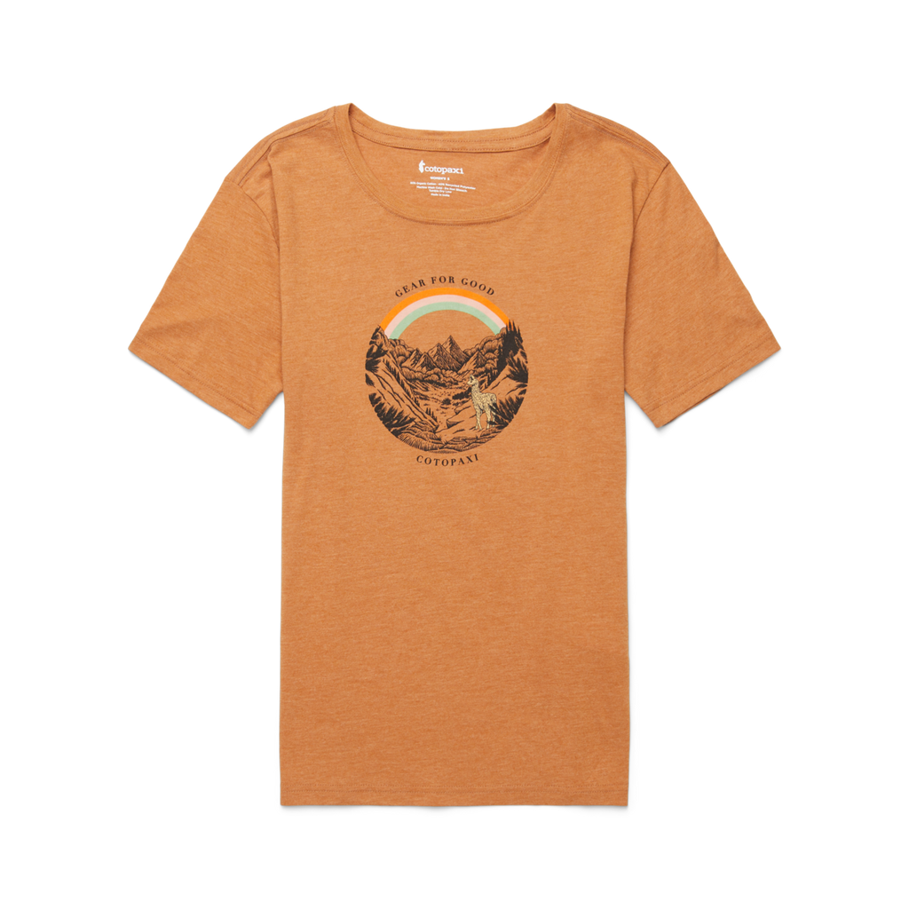 Traveling Llama T-Shirt - Women's, Saddle