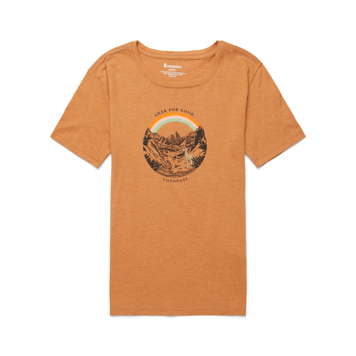 Traveling Llama T-Shirt - Women's, Saddle