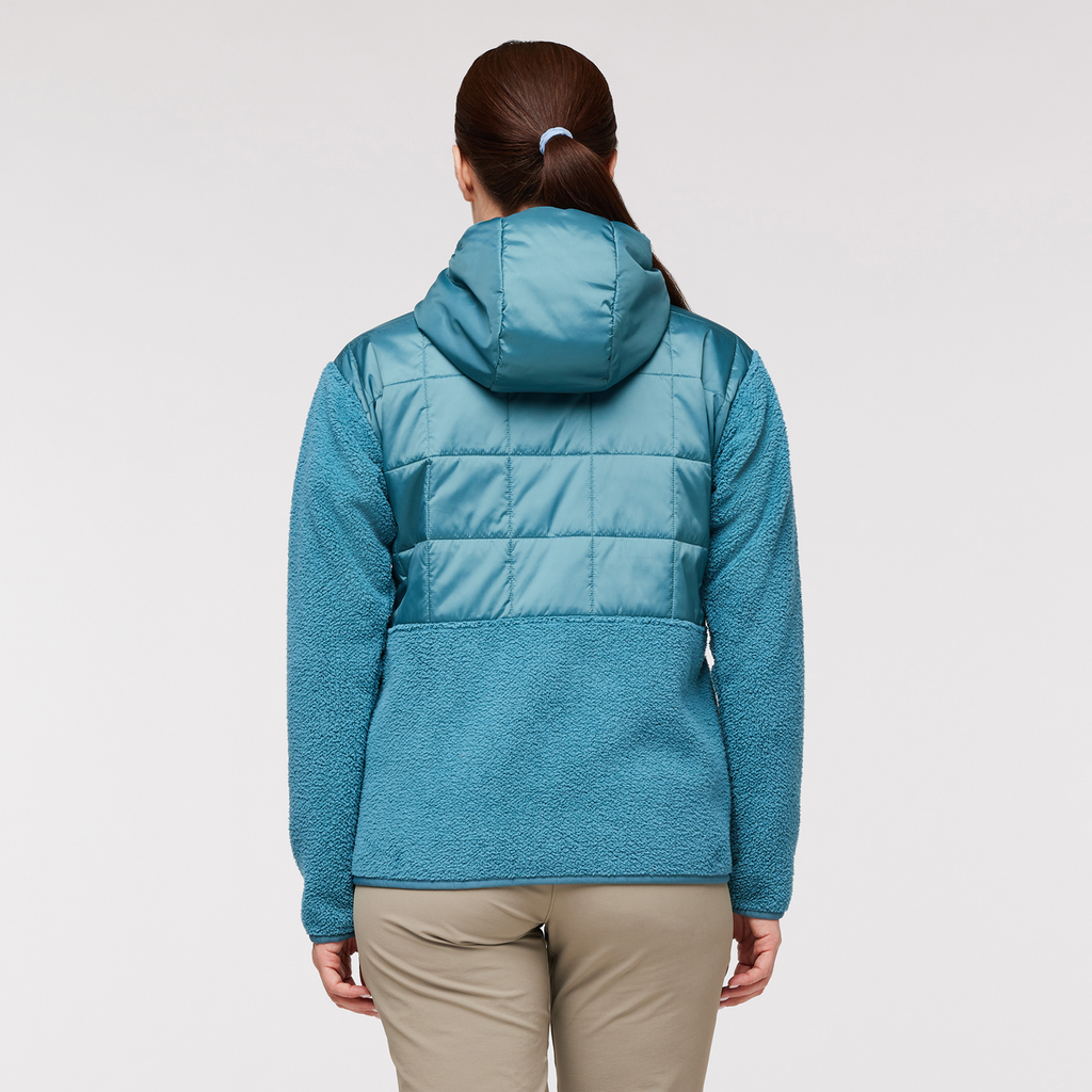 Trico Hybrid Jacket - Women's, Blue Spruce/Drizzle, Model Aya