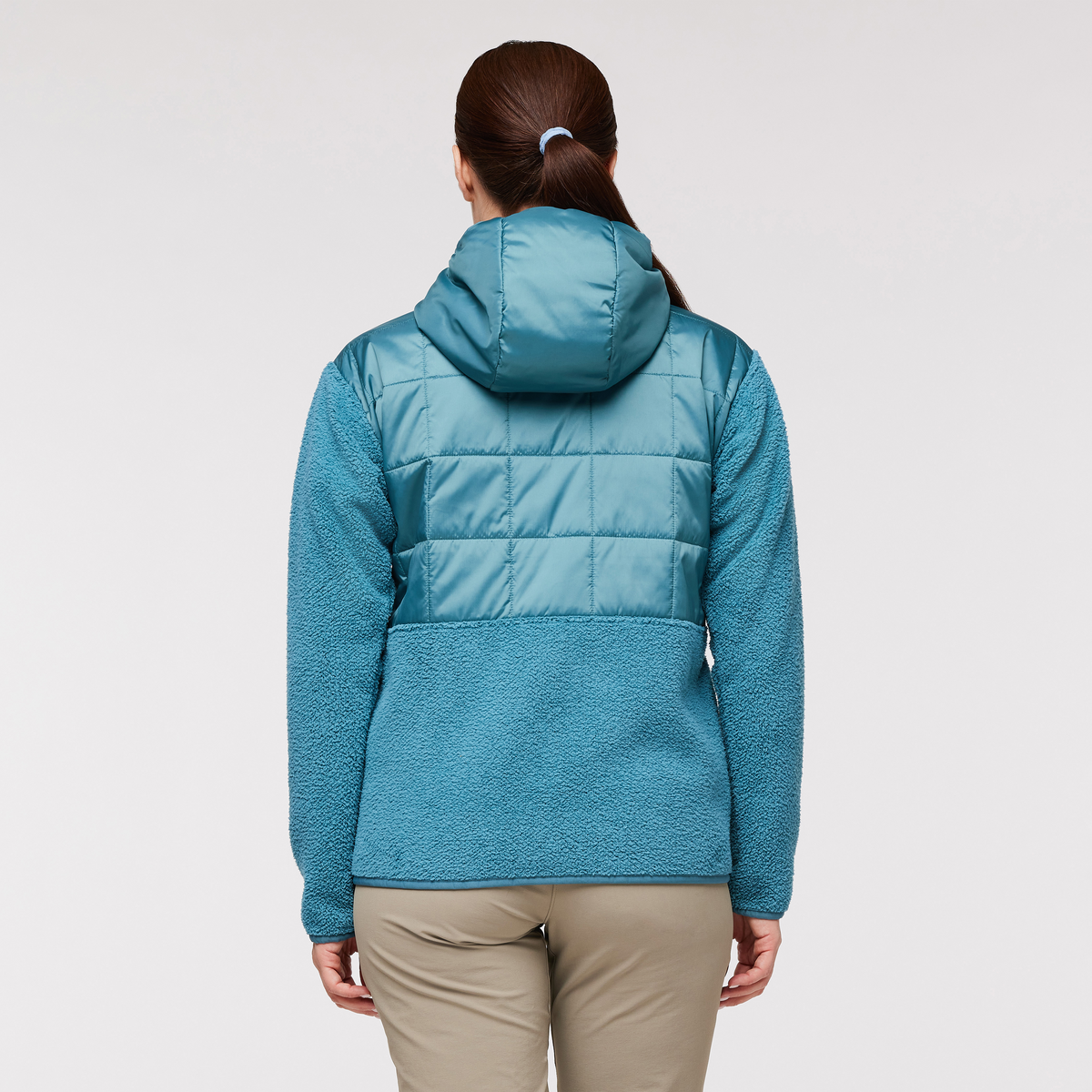 Trico Hybrid Jacket - Women's, Blue Spruce/Drizzle, Model Aya
