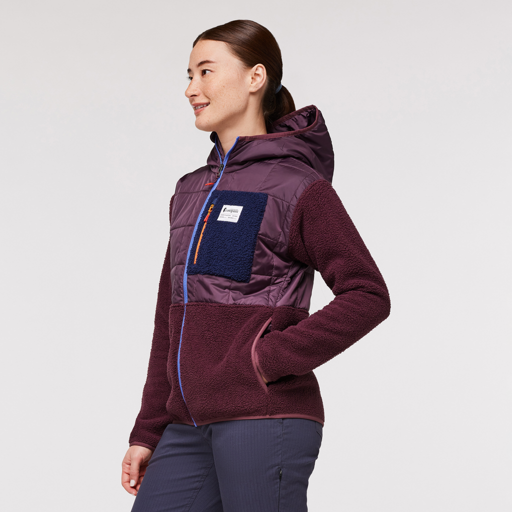 Trico Hybrid Jacket - Women's, Wine, Model Aya