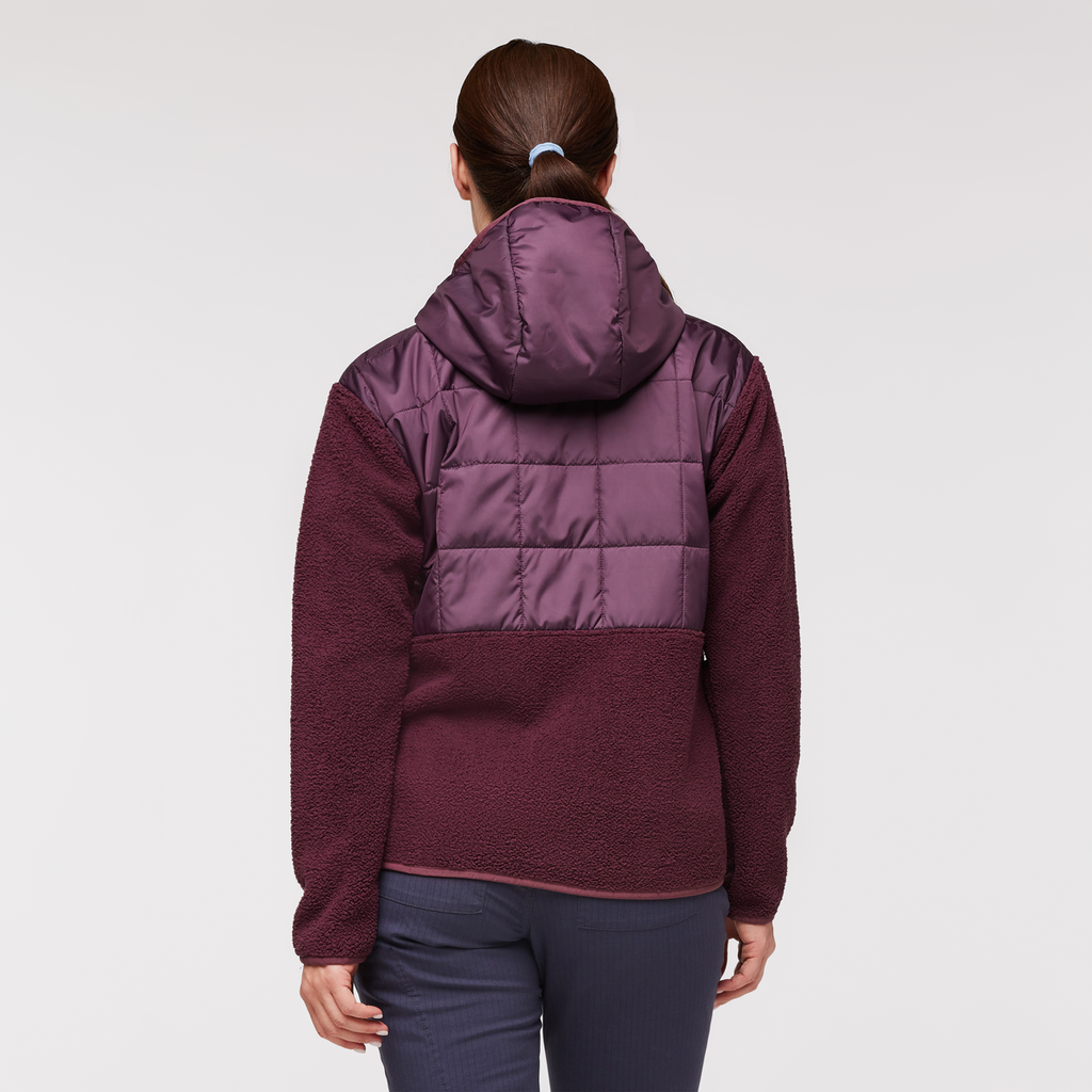 Trico Hybrid Jacket - Women's, Wine, Model Aya