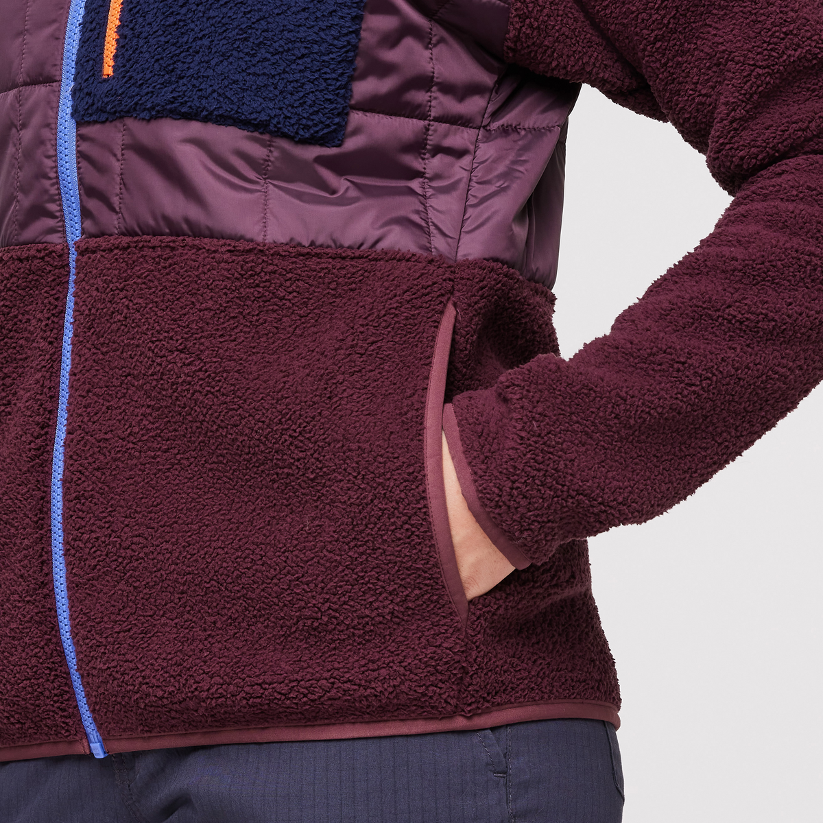 Trico Hybrid Jacket - Women's, Wine, Model Aya