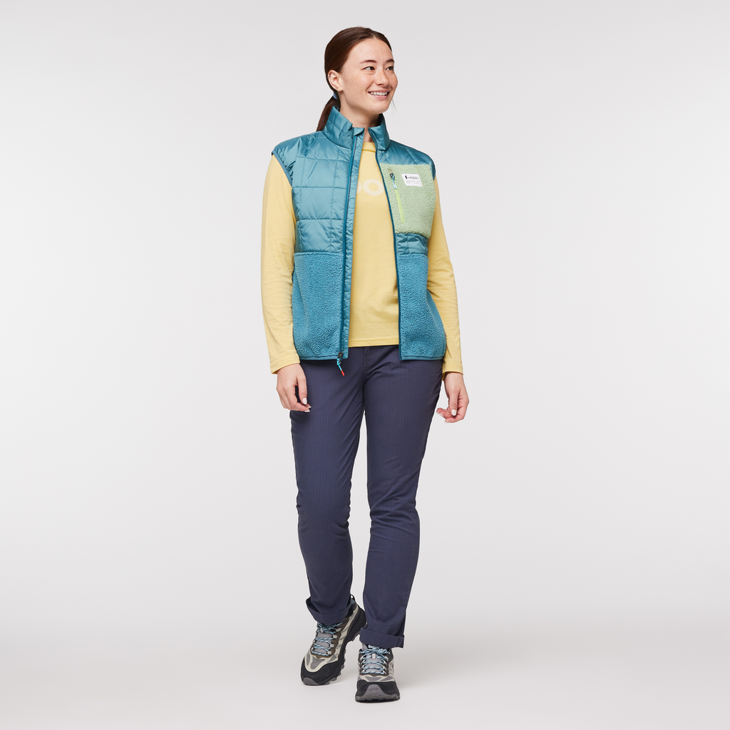 Trico Hybrid Vest - Women's, Blue Spruce/Drizzle, Model Aya