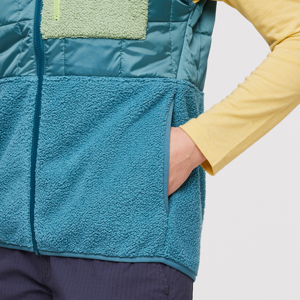 Trico Hybrid Vest - Women's, Blue Spruce/Drizzle, Model Aya