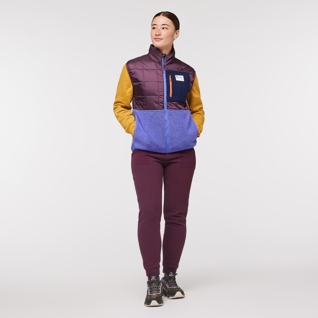 Trico Hybrid Vest - Women's, Wine/Amethyst, Model Aya