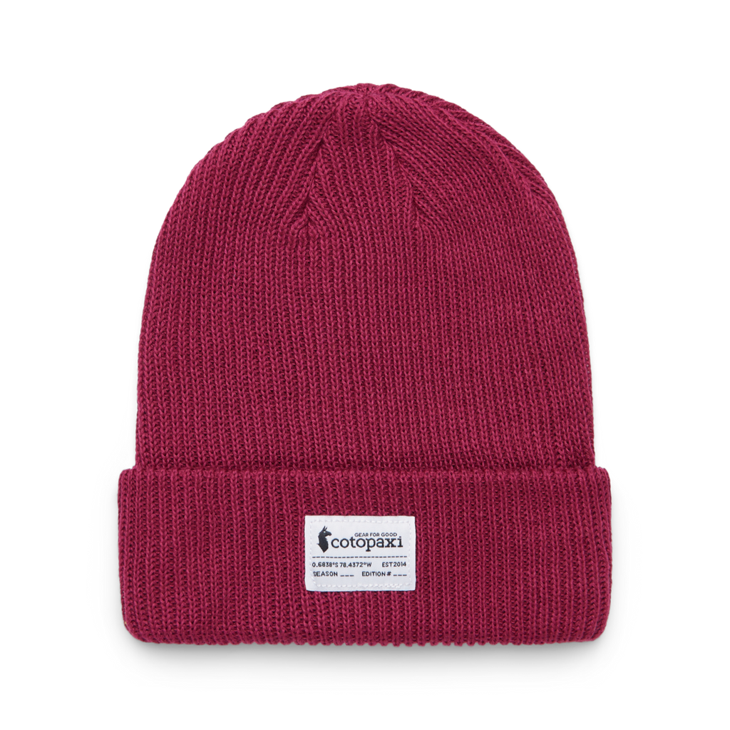 Wharf Beanie - Cotopaxi Patch, Burgundy