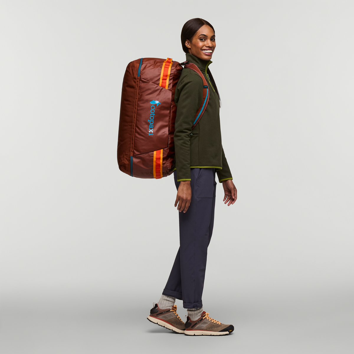Allpa 70L Duffel Bag, Rusty