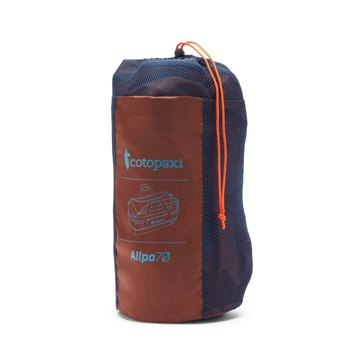 Allpa 70L Duffel Bag, Rusty