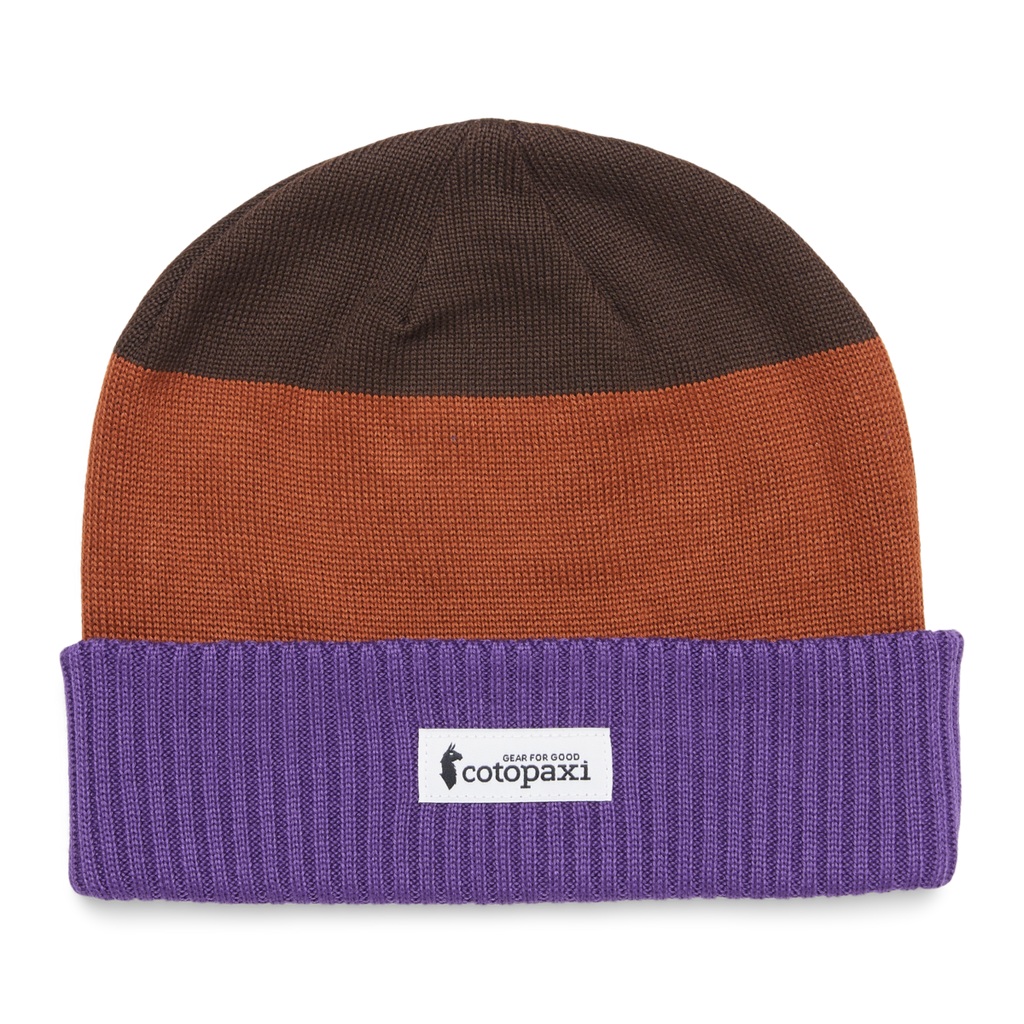 Alto Beanie, Black Violet/Rusty, Detail
