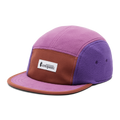 Fleece 5-Panel Hat, Rusty/Mauve, Detail