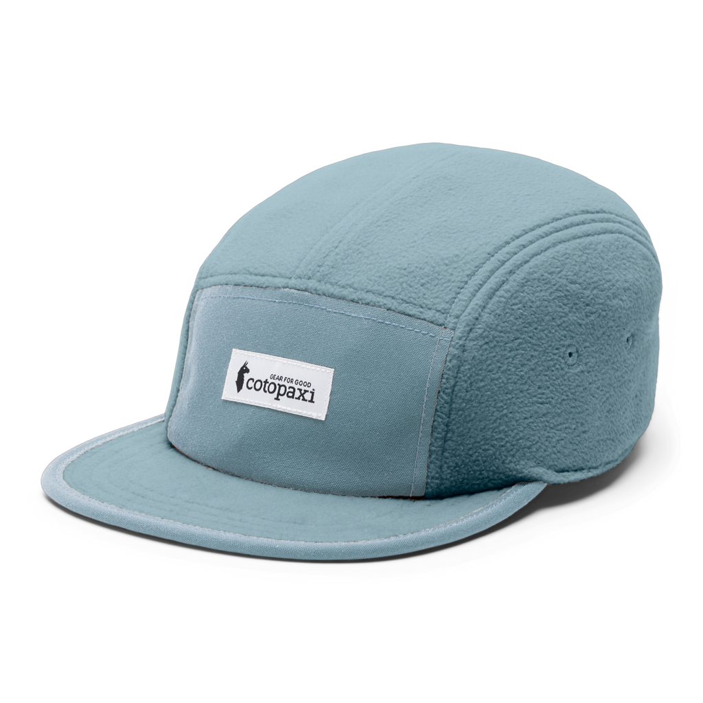 Fleece 5-Panel Hat, Sea Spray, Detail