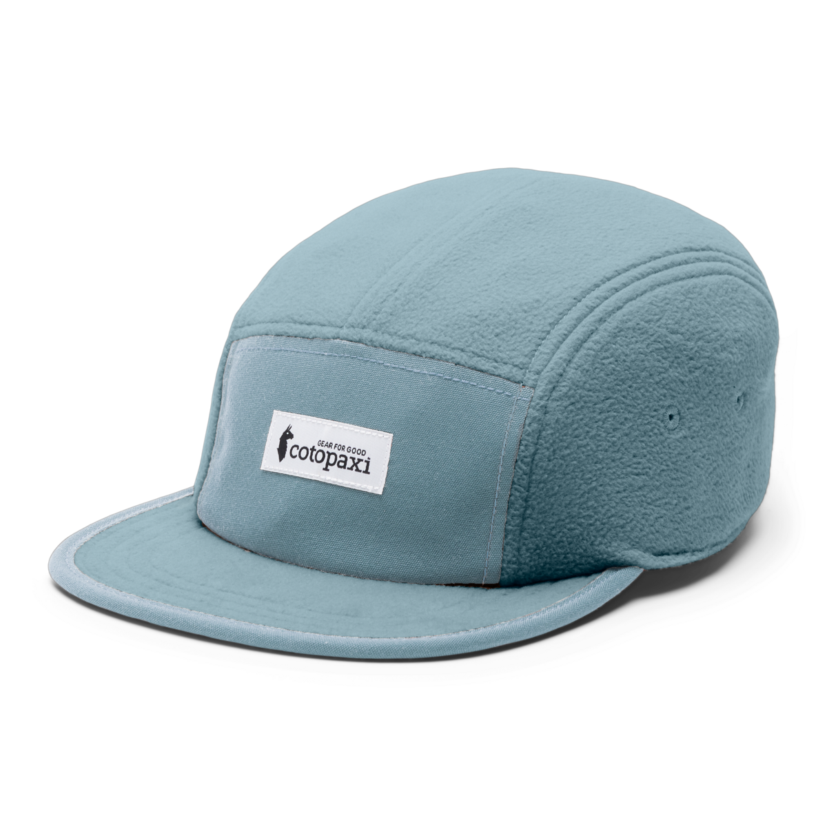 Fleece 5-Panel Hat, Sea Spray, Detail