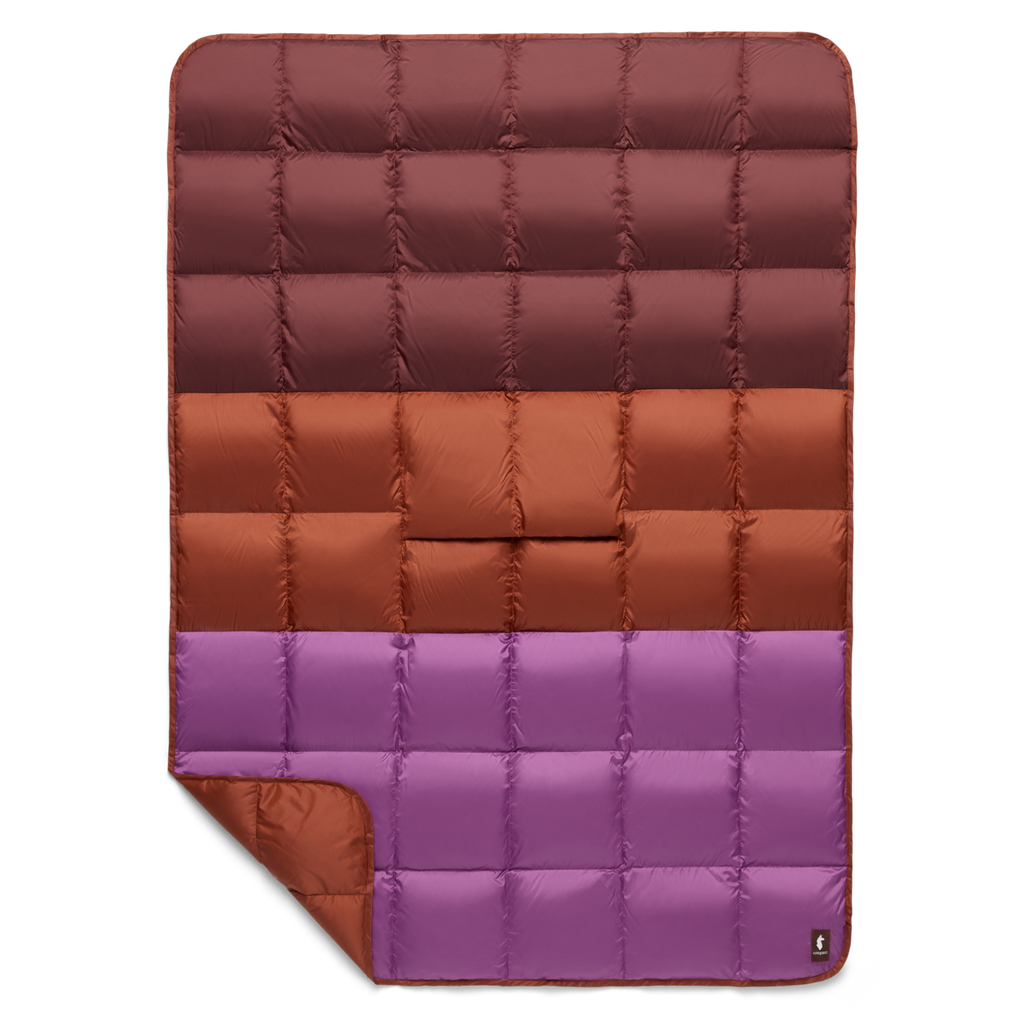Fuego Down Blanket - Single, Chestnut Stripes