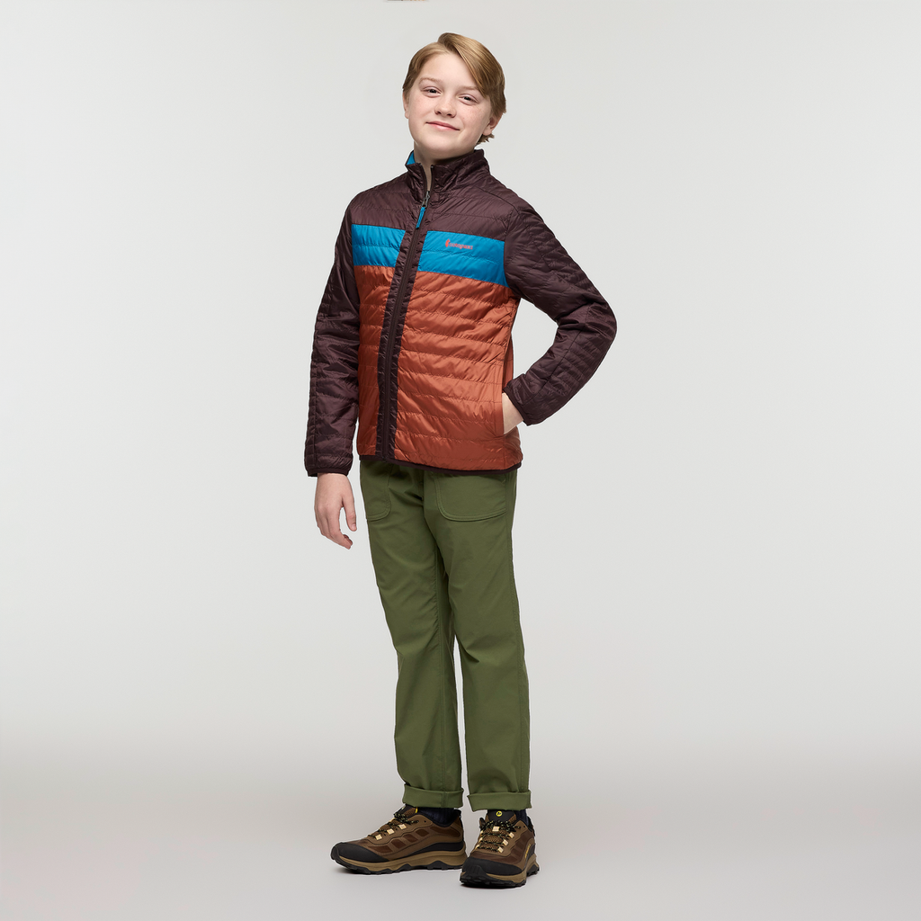 Capa Insulated Jacket - Kids', Coffee/Rusty, Model Dax
