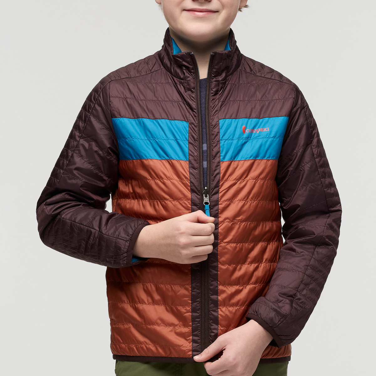 Capa Insulated Jacket - Kids', Coffee/Rusty, Model Dax